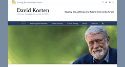 Desktop Screenshot of davidkorten.org